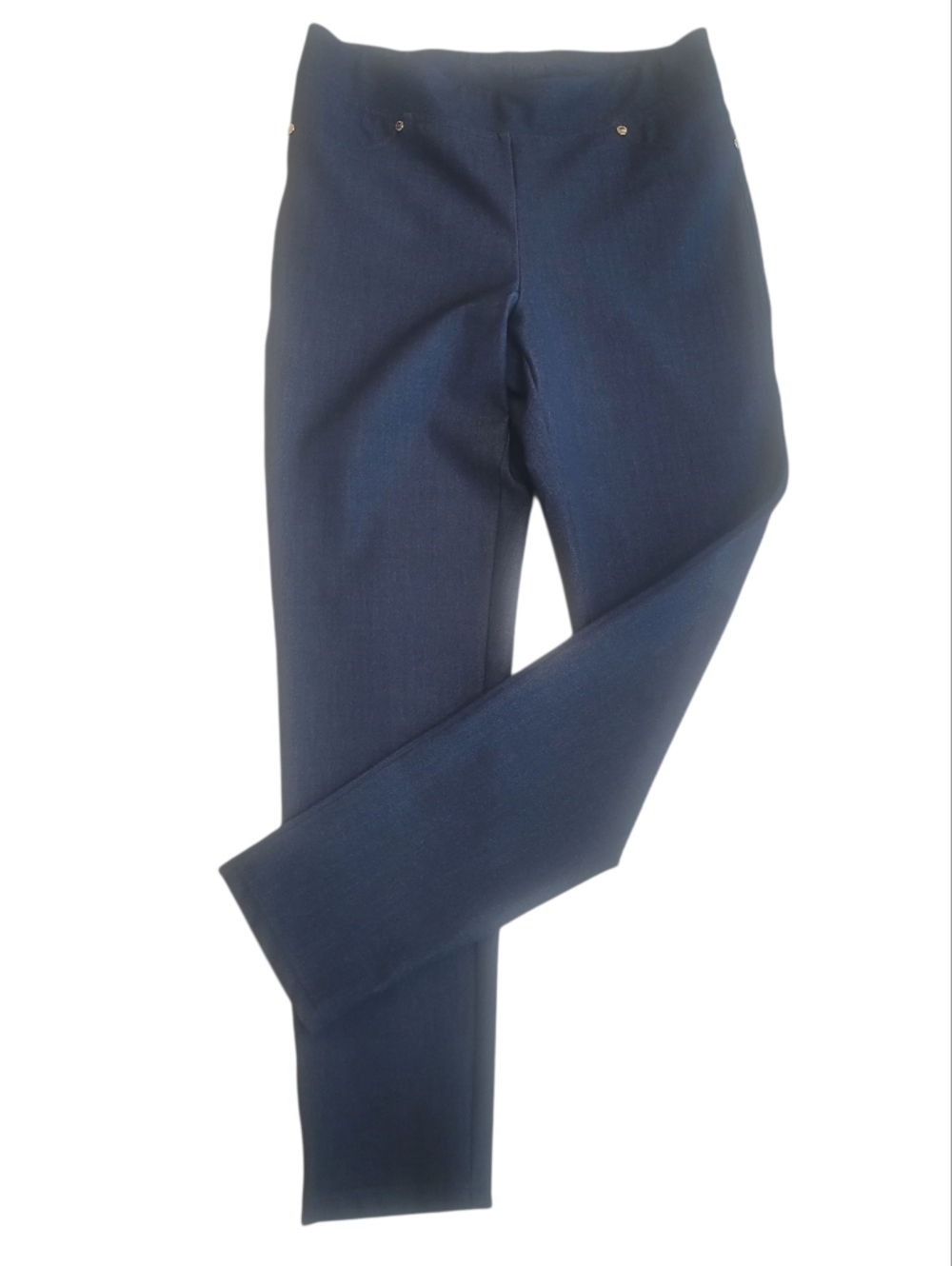 KARL LAGERFELD Woman's Dark Blue Denim Pull On Jeggings Stretchy 6/8 - Picture 1 of 6